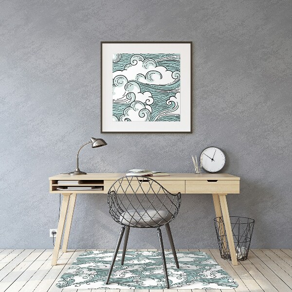 Tapis pour chaise de bureau Ciel venteux