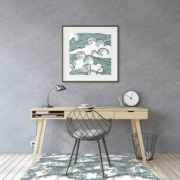 Tapis pour chaise de bureau Ciel venteux