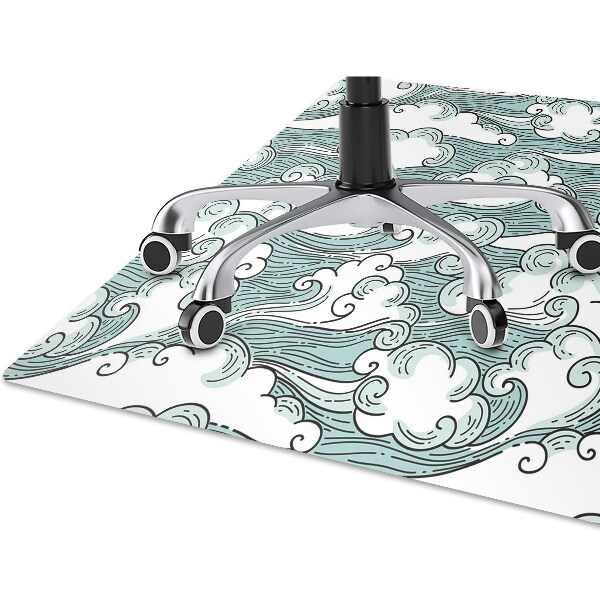 Tapis pour chaise de bureau Ciel venteux