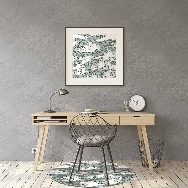 Tapis pour chaise de bureau Ciel venteux