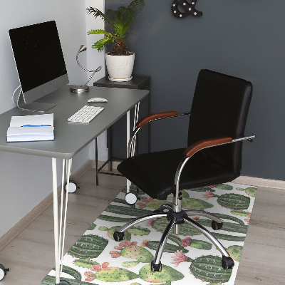 Tapis fauteuil bureau do biura Cactus avec des pointes