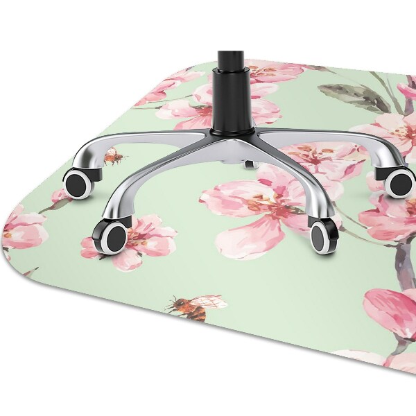 Tapis de chaise fleurs de cerisier