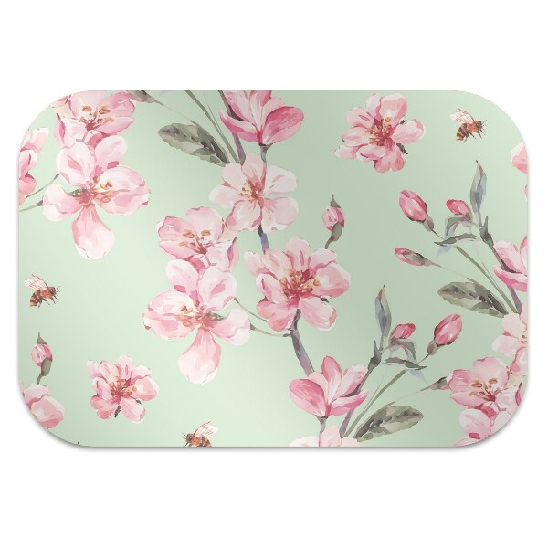 Tapis de chaise fleurs de cerisier