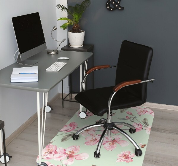 Tapis de chaise fleurs de cerisier