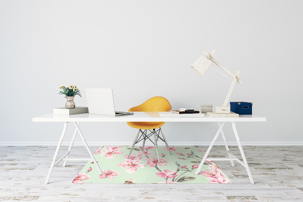 Tapis de chaise fleurs de cerisier