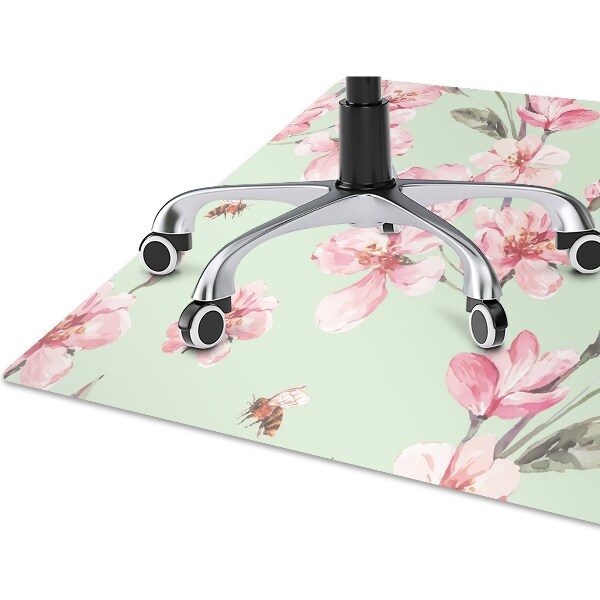 Tapis de chaise fleurs de cerisier