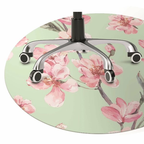Tapis de chaise fleurs de cerisier