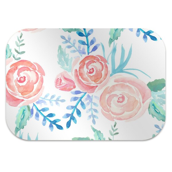 Tapis de chaise Fleurs lumineuses