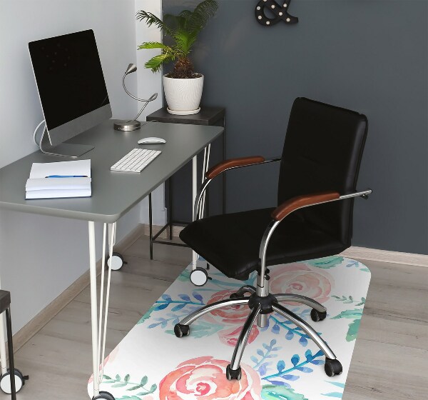 Tapis de chaise Fleurs lumineuses