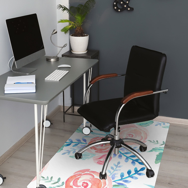Tapis de chaise Fleurs lumineuses