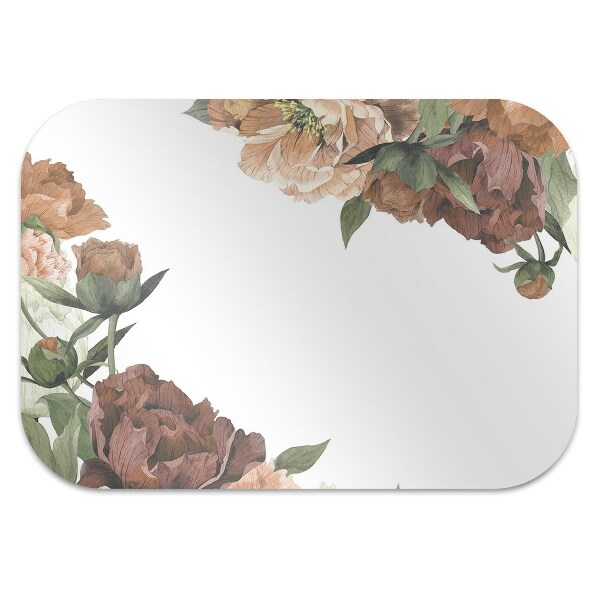 Tapis de chaise de bureau Pivoines vintage