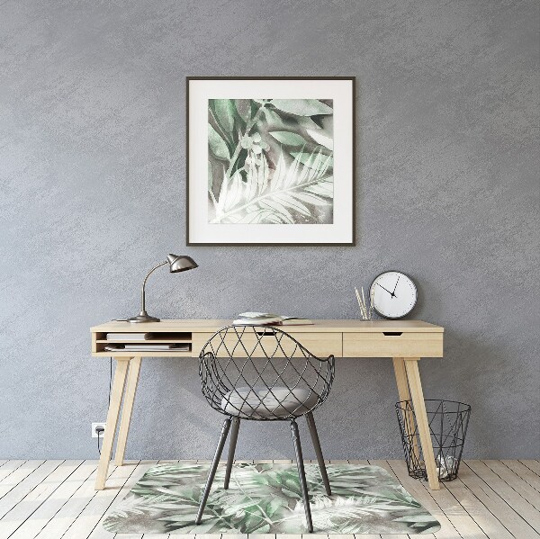 Tapis fauteuil bureau do biura Feuilles de tropique