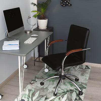 Tapis fauteuil bureau do biura Feuilles de tropique