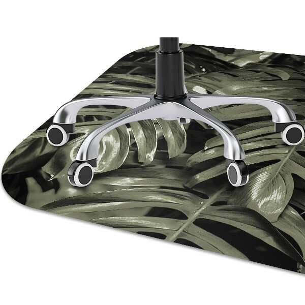 Tapis pour chaise de bureau Feuilles de banane