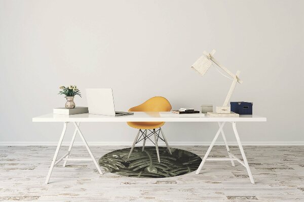 Tapis pour chaise de bureau Feuilles de banane