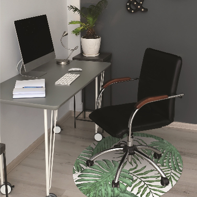 Tapis bureau Feuilles de palmier