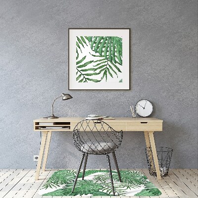 Tapis bureau Feuilles de palmier