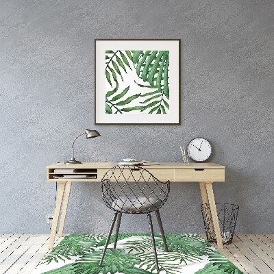 Tapis bureau Feuilles de palmier