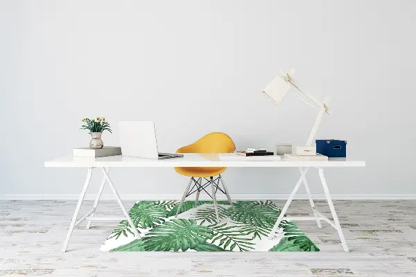 Tapis bureau Feuilles de palmier