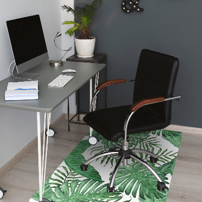 Tapis bureau Feuilles de palmier