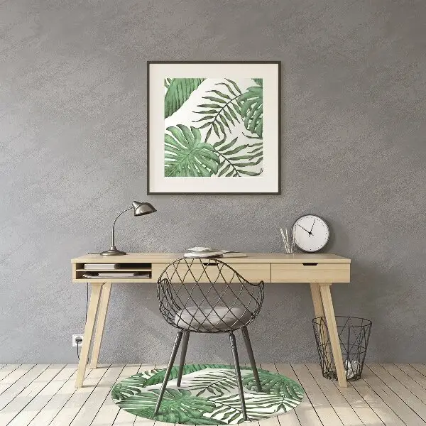 Tapis bureau Feuilles de palmier