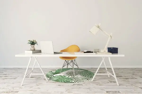 Tapis bureau Feuilles de palmier