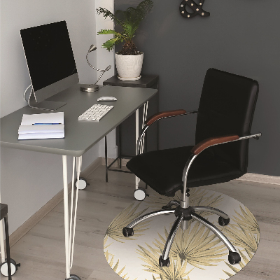 Tapis fauteuil bureau do biura Feuilles tropicales