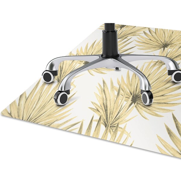 Tapis fauteuil bureau do biura Feuilles tropicales