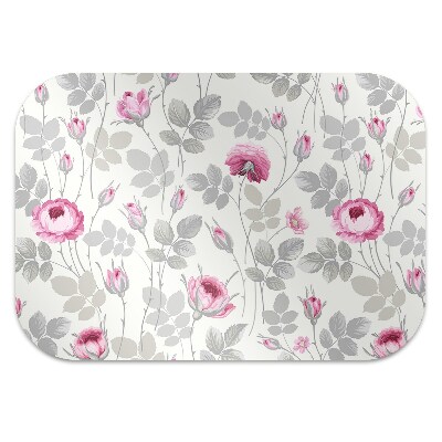 Tapis pour chaise de bureau Roses pastel