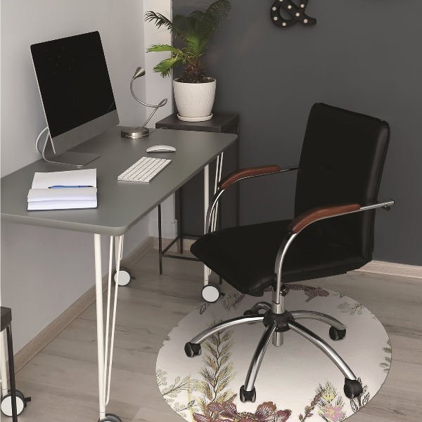 Tapis de chaise Fleurs de terrain
