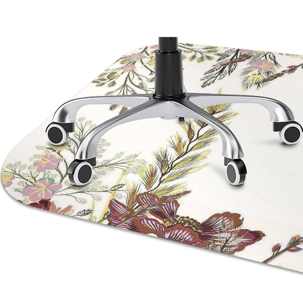 Tapis de chaise Fleurs de terrain