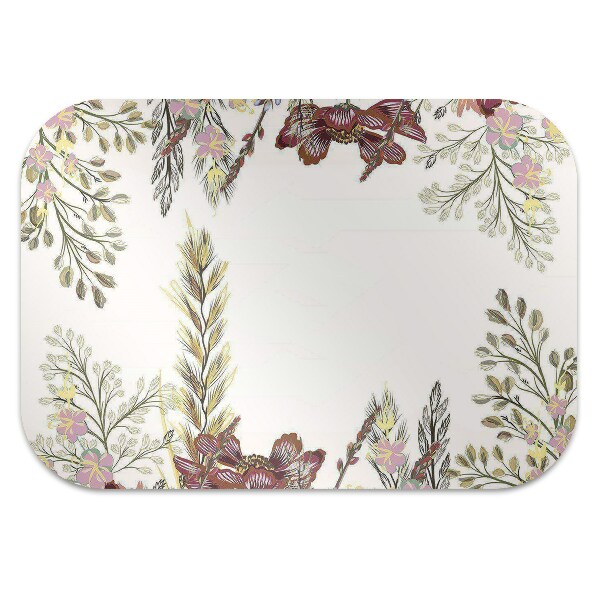 Tapis de chaise Fleurs de terrain