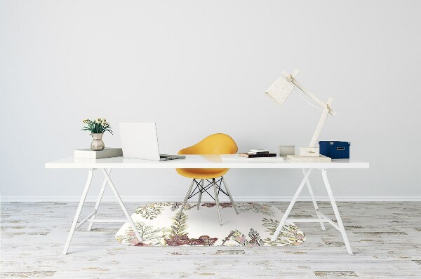 Tapis de chaise Fleurs de terrain