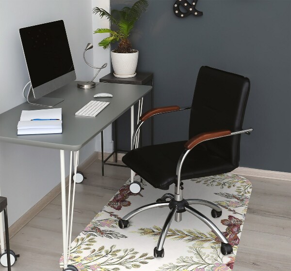Tapis de chaise Fleurs de terrain