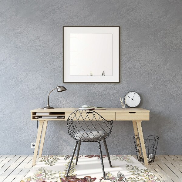 Tapis de chaise Fleurs de terrain