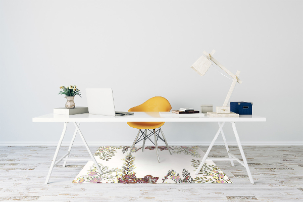Tapis de chaise Fleurs de terrain