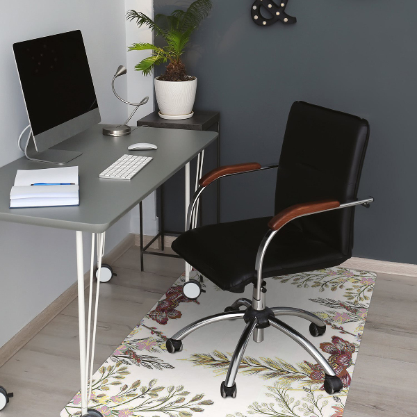 Tapis de chaise Fleurs de terrain