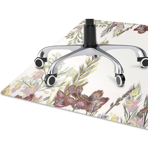 Tapis de chaise Fleurs de terrain