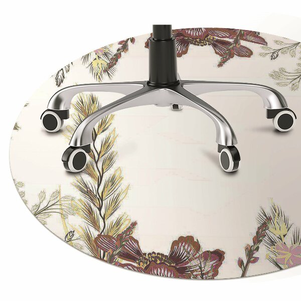 Tapis de chaise Fleurs de terrain