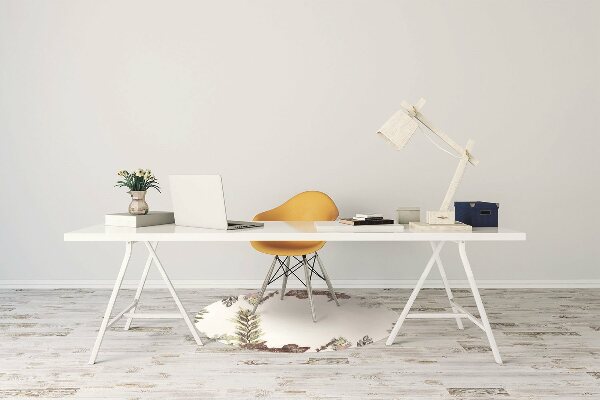 Tapis de chaise Fleurs de terrain