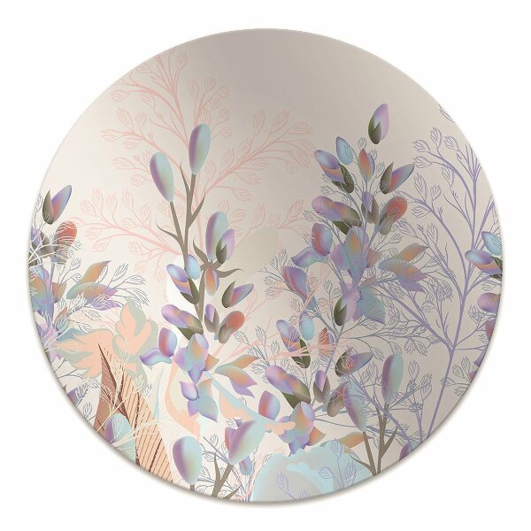 Tapis protège sol Feuilles pastel