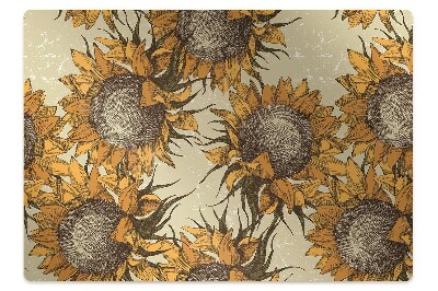 Tapis fauteuil bureau do biura Tournesols rétro