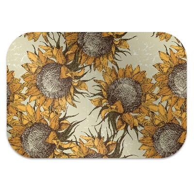 Tapis fauteuil bureau do biura Tournesols rétro