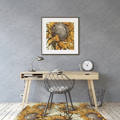 Tapis fauteuil bureau do biura Tournesols rétro