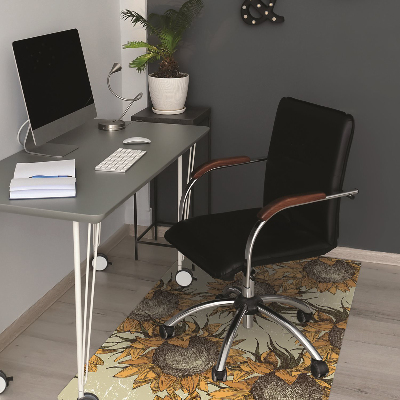 Tapis fauteuil bureau do biura Tournesols rétro