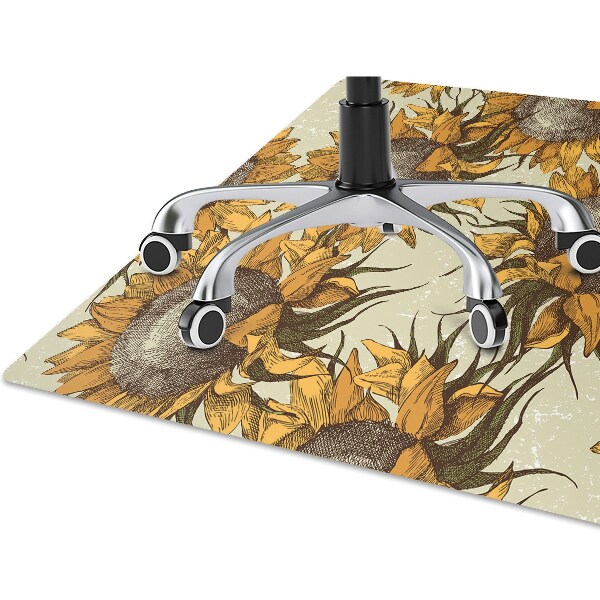 Tapis fauteuil bureau do biura Tournesols rétro