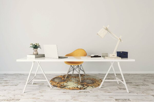 Tapis fauteuil bureau do biura Tournesols rétro