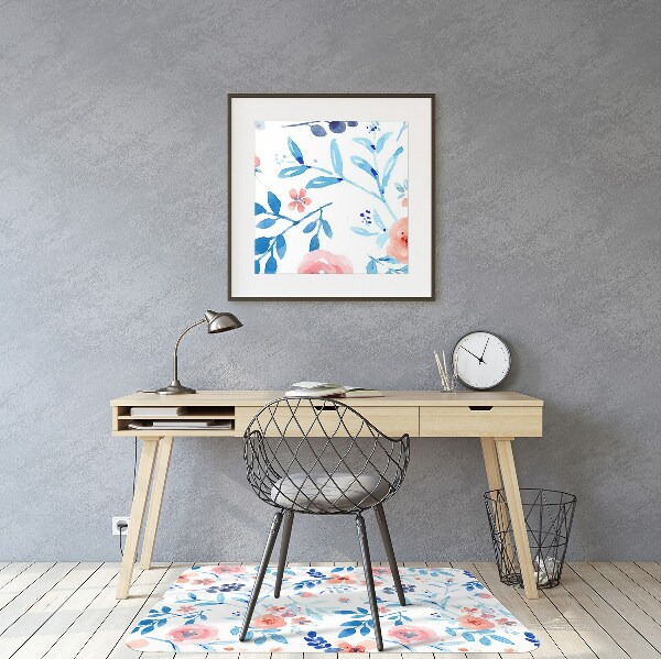 Tapis fauteuil bureau do biura Art botanique