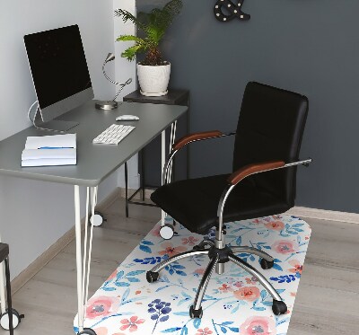 Tapis fauteuil bureau do biura Art botanique