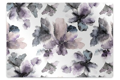 Tapis bureau Fleurs sombres